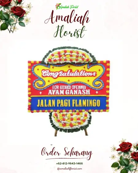 Sewa Papan Bunga Ulu Gedong